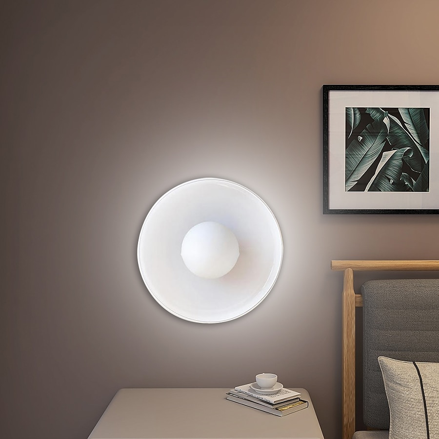 lightinthebox أدى ضوء السقف الجدار ضوء داخلي 1-ضوء 25 سم الأشكال الزجاجية فلوش جبل أضواء sceilling ضوء للممر الشرفة بار الإبداعية مصابيح شرفة علوي الزيتون الأخضر الأبيض الأصفر 110-240 فولت 2025 - $201.49 –P16