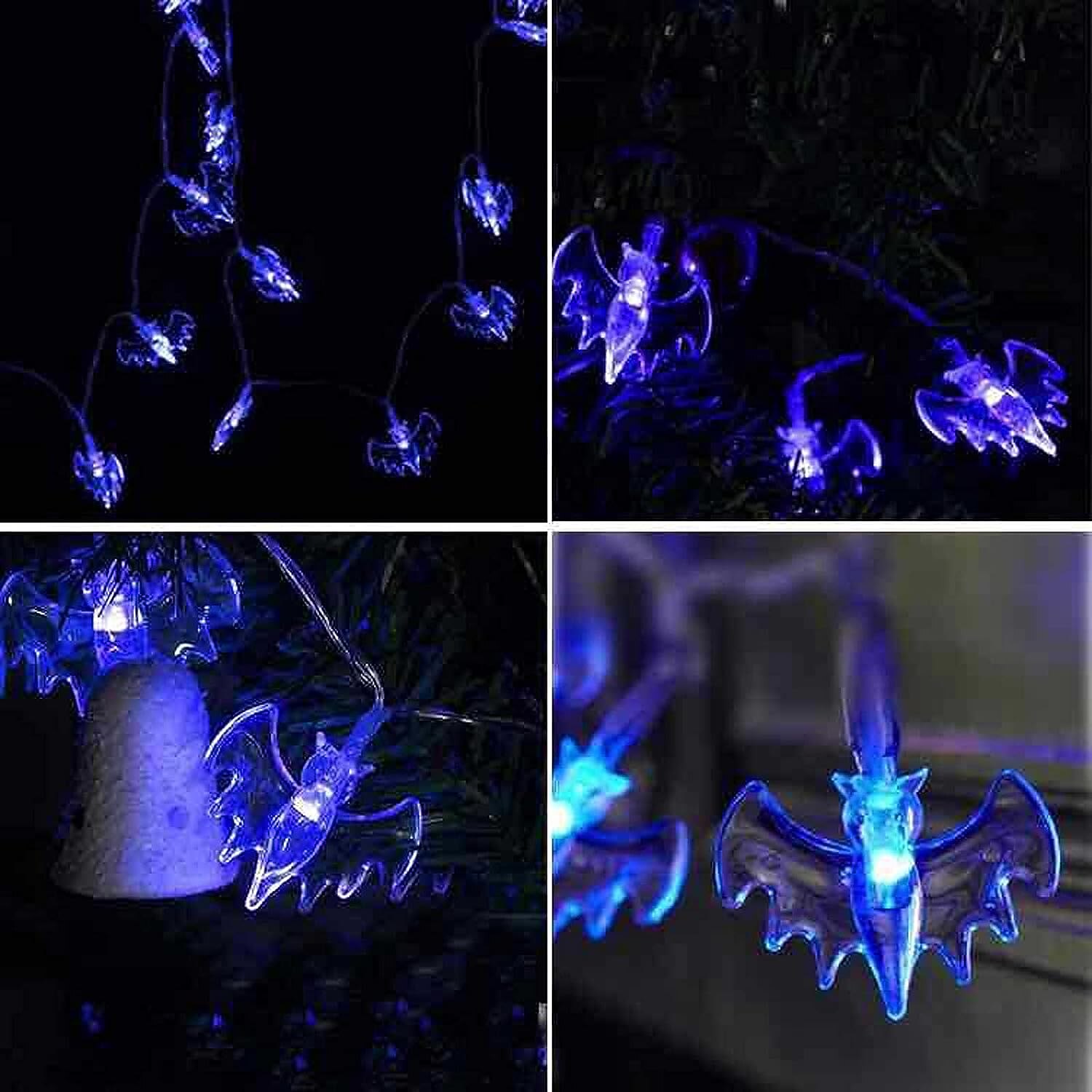 Halloween Solar String Lights Outdoor Waterproof Bat Ghost Spider Skull Hand Light 6.5m 30LEDs 8 Modes Halloween Patio Yard Garden Balcony Fence Halloween Outdoor Party Indoor Decoration 2026 - $11.49 –P9