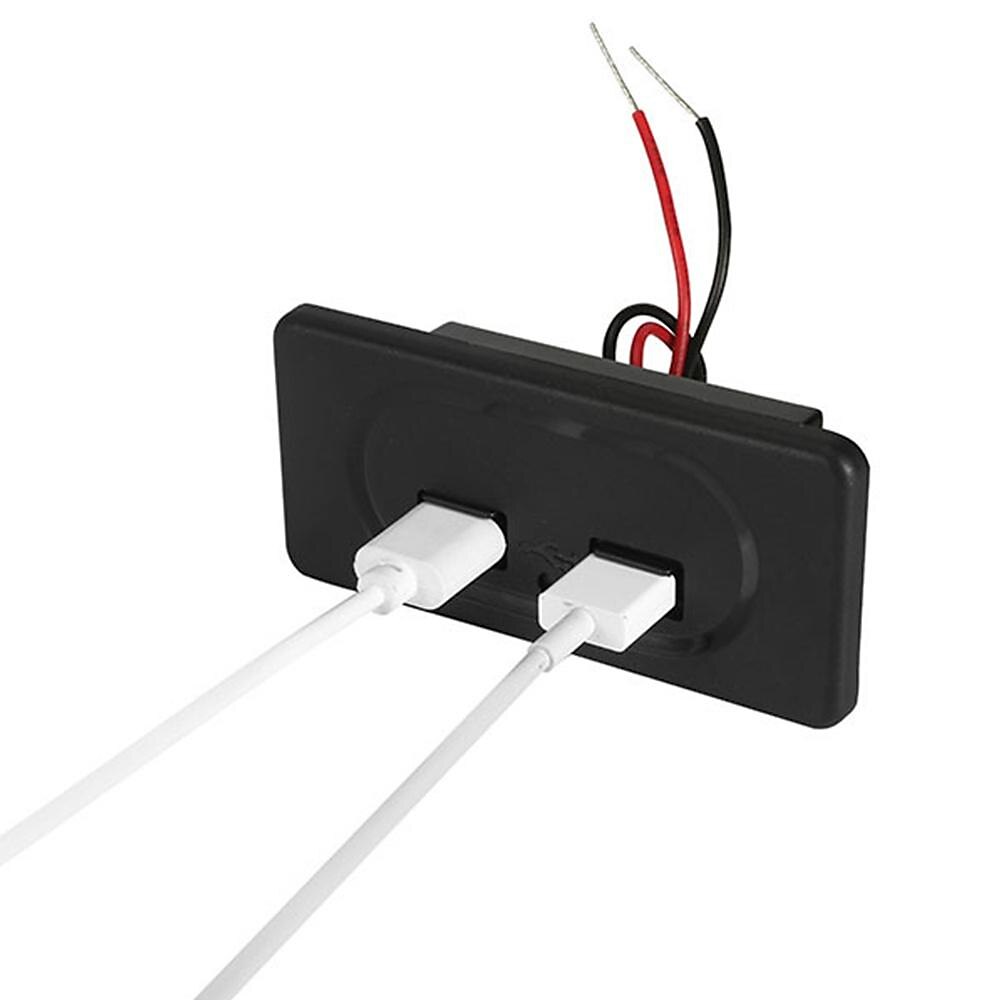 starfire 1 db dupla usb töltő aljzat 3.1a motorkerékpárhoz autó teherautó csónak autó hálózati adapter aljzat 2025 - $19.99 –P3