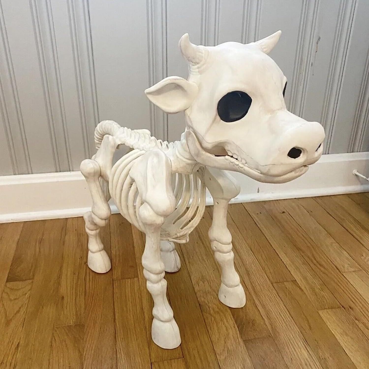 2025年 牛の骸骨ハロウィン装飾、2025年新しいハロウィン牛の骸骨、牛の頭蓋骨ハロウィン怖い骸骨、ハロウィン装飾小道具  コレクション – $20.99 –P4