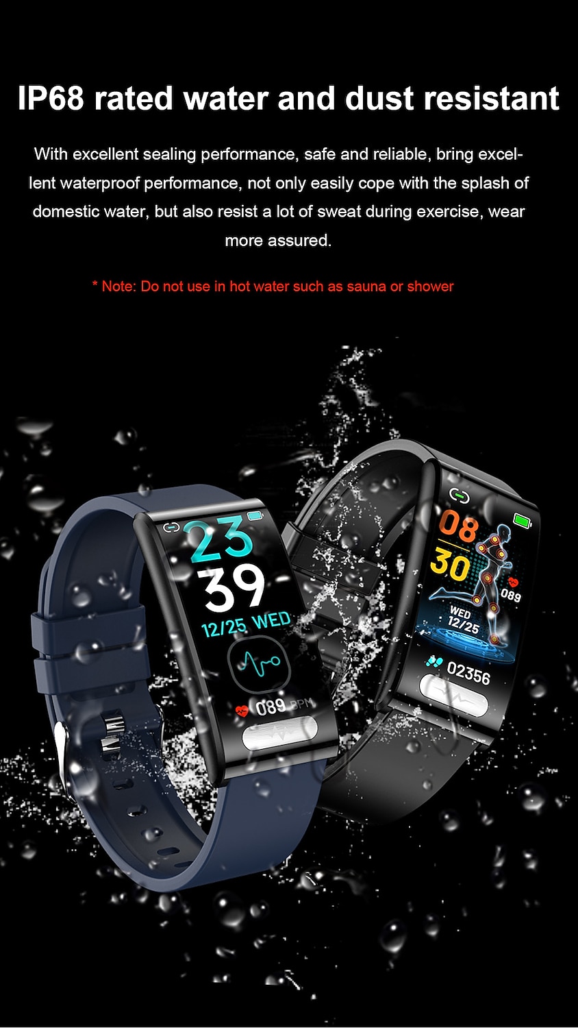 iMosi TK70 Умные часы 1.47 дюймовый Смарт Часы Bluetooth Педометр Напоминание о звонке Датчик для отслеживания активности Совместим с Android iOS Универсальные 2026 - $59.99 –P11