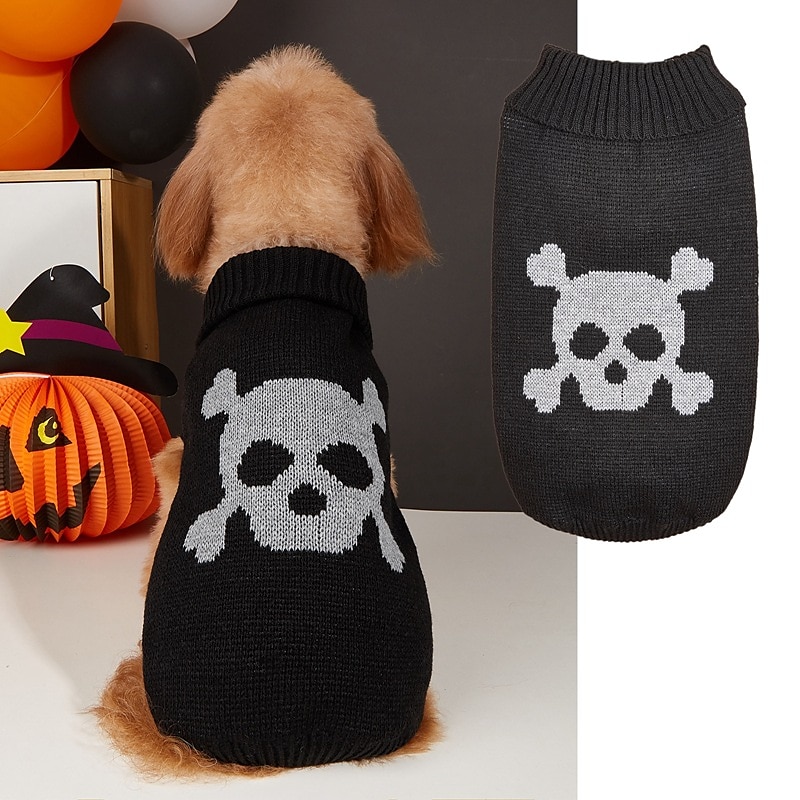 Câini Pisici Pulovere Jumper Misto Petrecere Iarnă Respirabil Απαλό Lavabil Comfortabil Halloween În aer liber Halloween Casul / Zilnic Îmbrăcăminte pentru câini for Bichon Frise Pomeran un Animalut 2025 - $27.99 –P2