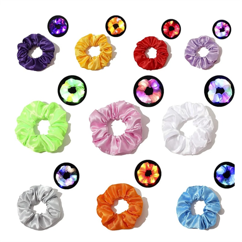 5 pièces led cheveux chouchous lumineux éclairer cheveux chouchous élastique lumière femmes filles bandes de cheveux pour halloween fête de noël de 2025 ? $11.99 –P2