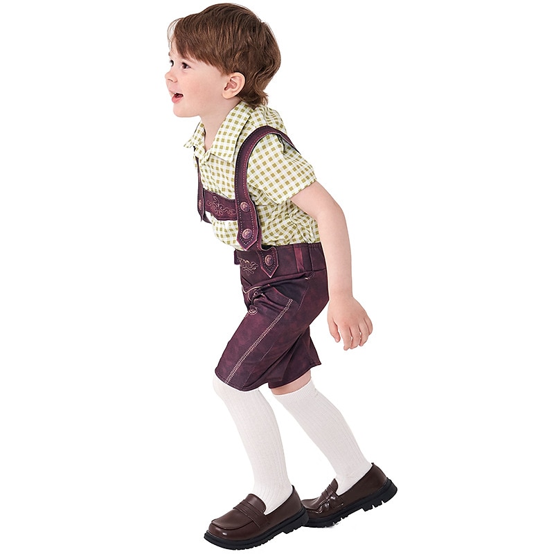 Carnival Oktoberfest Beer Costume Cosplay Costume Cosplay Cosplay Wiesn Boys Carnival Party Traditional Style Cloth Shirt Pants 2025 - $35.99 –P10