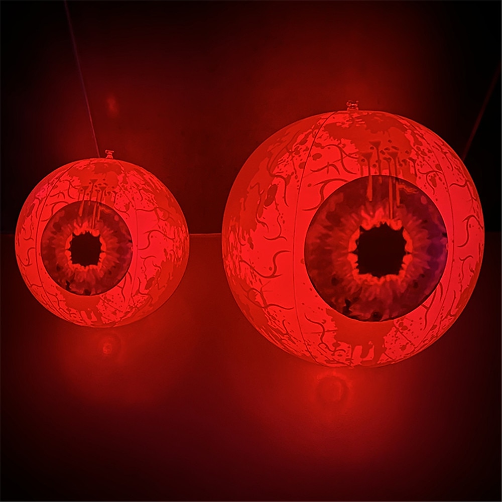 Halloween decoraties led opblaasbare oogbal licht met afstandsbediening rgb kleurrijke led lichtbal buiten binnenplaats gloeiende bal 2025 - $11.49 –P3