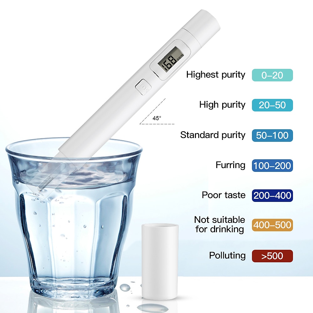 TDS Digital Water Tester Water Test Pen Water Quality Analysis Meter Water Purity Check 0-9999 ppm Measurement Hardness Tester 2025 - $13.99 –P1