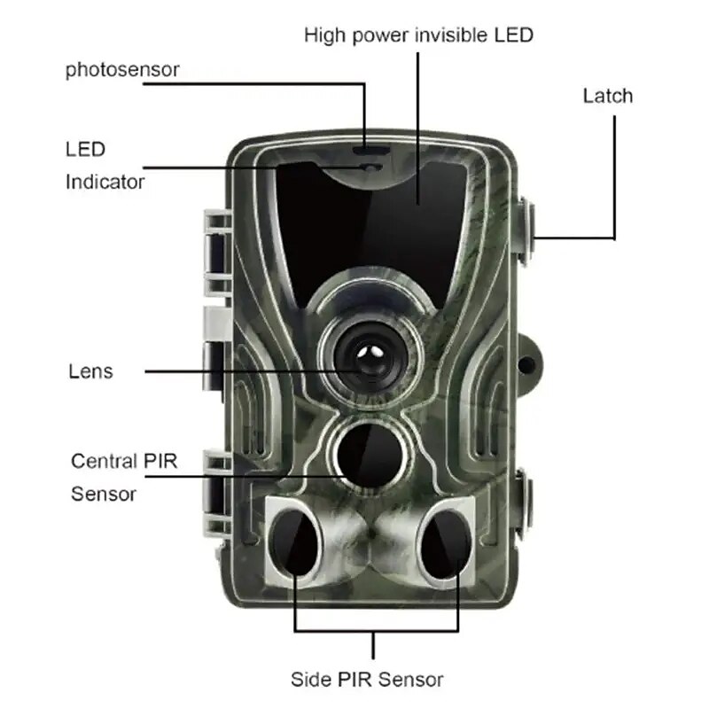Capture Wildlife in Action HC-801A Hunting Trail Camera With Night Vision & Motion Activation 2025 - $62.99 –P12