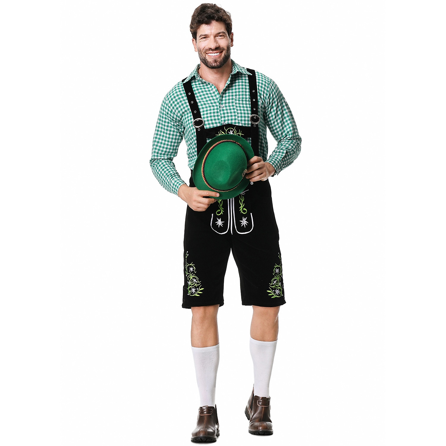 Oktoberfest Lederhosen Shirt Bavarian Bavarian German Wiesn Men's Traditional Style Cloth Blouse Shorts Hat 2026 - $66.99 –P6