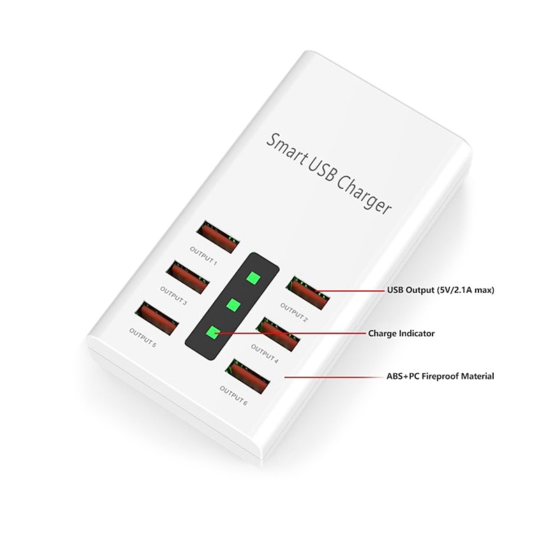 USB 2.0 Hubs 6 Ports 6-in-1 USB Hub with RJ45 5V / 2A Power Delivery For Tablet Smartphone 2025 - $15.99 –P4