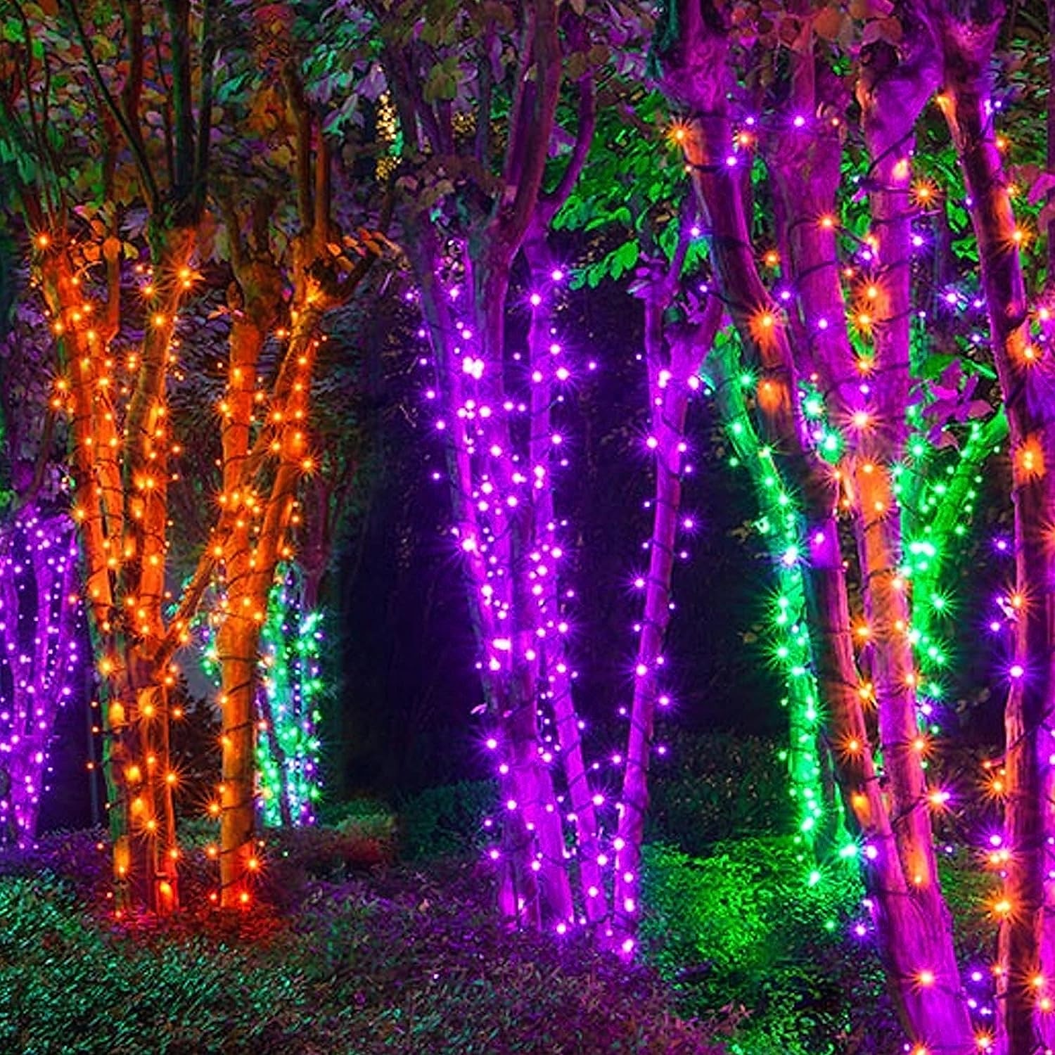 stringa di luce viola di halloween 8 funzioni per interni ed esterni stringa di luce decorativa di halloween spina di sicurezza a bassa tensione 10 metri 100 luci 20 metri 200 luci 30 metri 300 luci del 2025 a $13.99 –P3