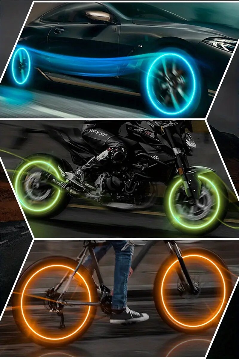 50pcs Fluorescent Skull Car Tire Valve Valve Stem Cover, ABS Corrosion Resistant Wheel Valve Cover, Glow In The Dark, Car Decoration Accessories 2025 - $10.99 –P3