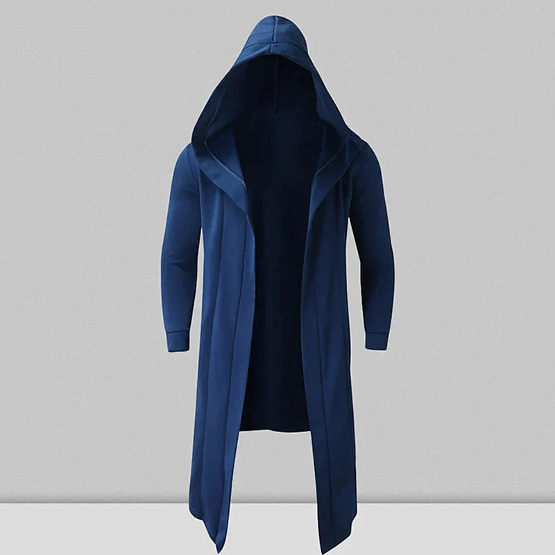 Homens Casaco impermeável Capa com Capuz Ao ar livre Roupa Diária Outono & inverno Poliéster agasalhos Roupa Moda Roupa de rua Tecido Bolsos Com Capuz de 2025 por $7.99 –P7