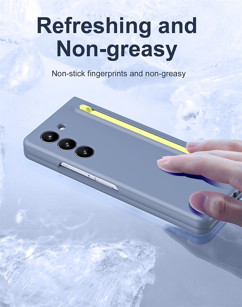 Phone Case For Samsung Galaxy Z Fold 6 Z Fold 5 Z Fold 4 Z Fold 3 Back Cover with Screen Protector Pencil Holder Full Body Protective PC 2025 - $31.99 –P11