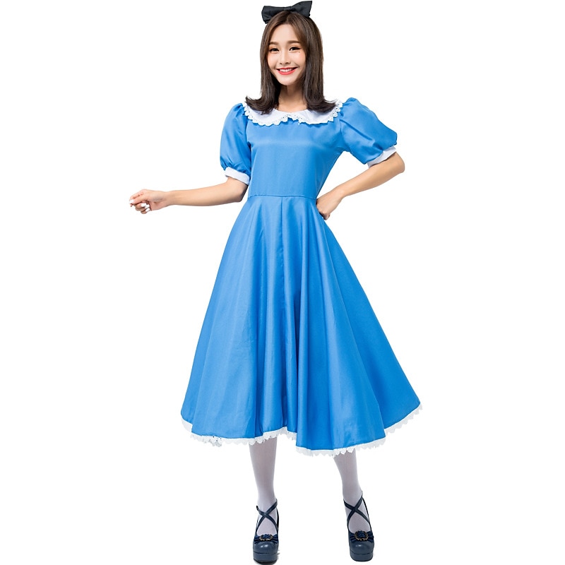 Alice in Wonderland Pokojówka Księżniczka Sukienka Sukienka Flower Girl Tiulowe Sukienki Cosplay Kostiumy z filmów for Damskie Dla dorosłych Karnawał Bal maskowy Wieczór panieński 2025 - $52.99 –P4