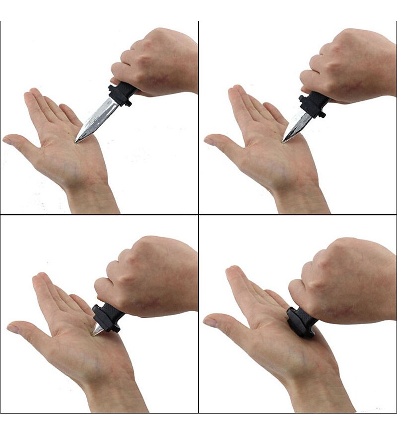 poisson d'avril couteau rétractable couteau magique couteau rétractable truc truc couteau truc jouet halloween de 2025 ? $9.99 –P5