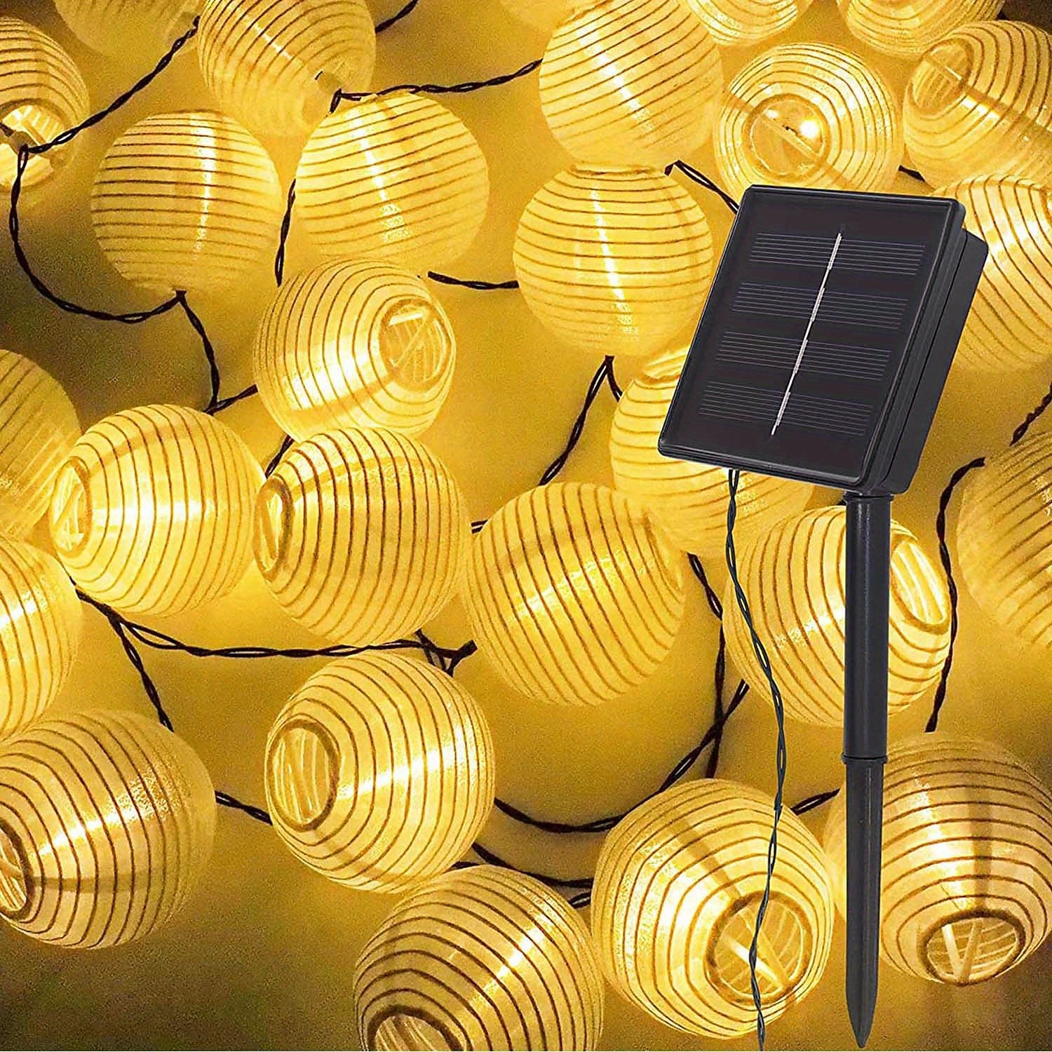 napelemes lámpás füzér lámpák kültéri vízálló 3 m 20 led karácsonyi ablak díszlámpák többszínű karácsonyra terasz kerti esküvői party kemping hálószoba dekoráció 2025 - $16.49 –P1