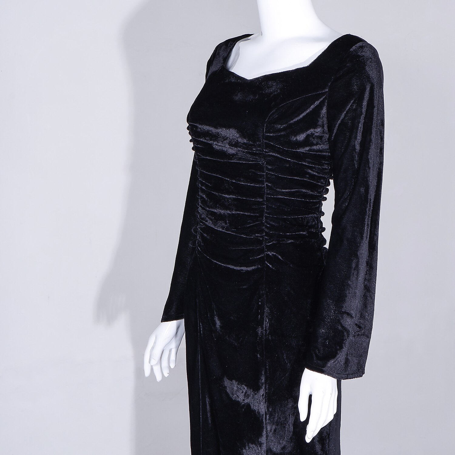 Rétro Vintage Punk & Gothique Steampunk Robe Robes de sirène Grande taille Normal Sorcière Morticia Addams Déguisement Femmes Fille Fantaisie Nuit de Walpurgis Halloween Carnaval Mascarade Fête de 2026 ? $65.99 –P6