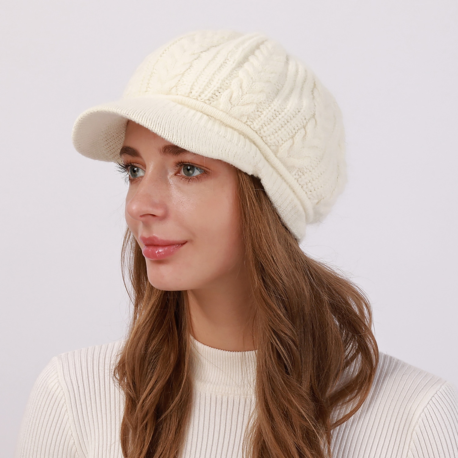 Mulheres Gorro Chapéu Fedora Casa Diário Feriado Cor Sólida / Simples Tricô Casual Estilo nórdico Casual / Diário 1 pcs de 2026 por $19.49 –P4
