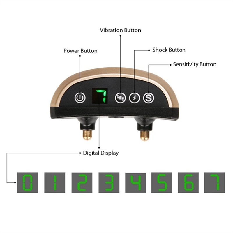 led smart anti-blaffen afstoten hond schok trillingen volautomatische hondentraining halsband 2026 - $32.99 –P3