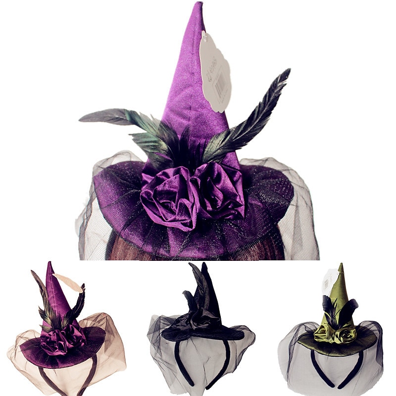 Boszorkánykalap Női Felnőttek Halloween Halloween Karnevál Könnyű Karneváli Jelmez a Walpurgis Éjszakájára 2025 - $18.99 –P1