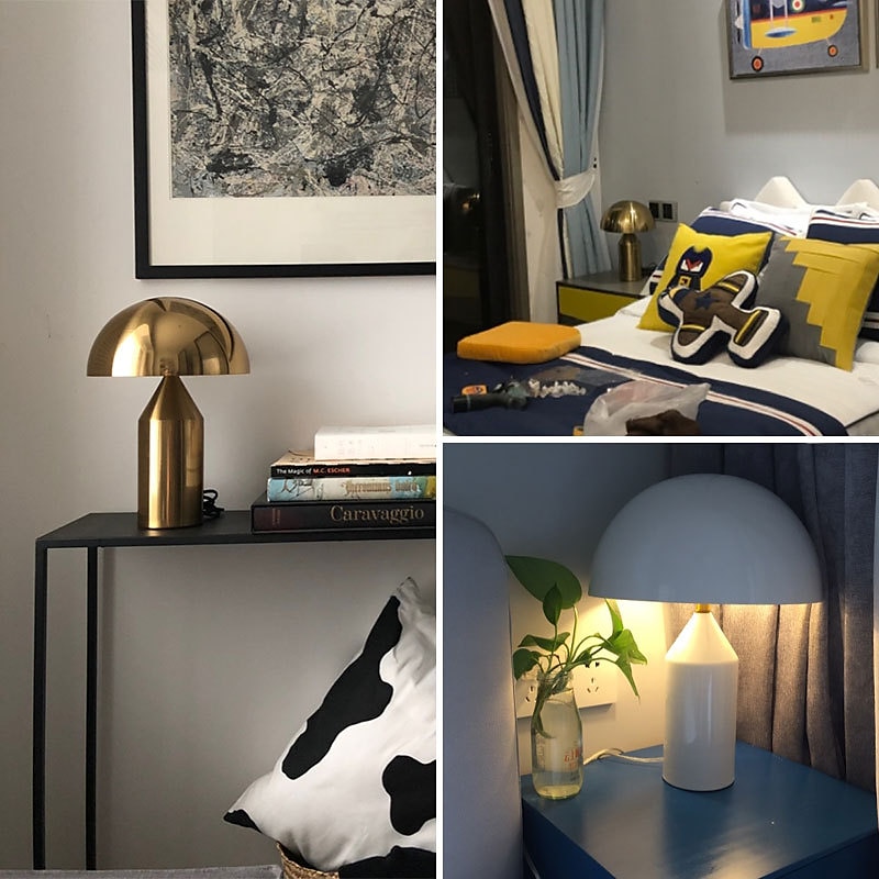 Bedside Lamp Modern Minimalist Metal Table Lamp Table Lamp Reading Lamp Living Room Bedroom Bedside Lamp Lighting E26/27 110-240V 2025 - $237.29 –P4