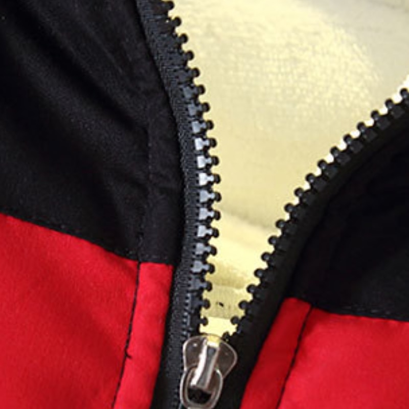 Barn Pojkar Fleece-jacka Hoodiejacka Ytterkläder Grafisk Färgblock Nummer Långärmad Dragkedja Täcka Utomhus Förtjusande Dagligen Automatisk sammetsjacka med knappar svart Stor sammetsjacka bakficka 2025 - $36.99 –P13