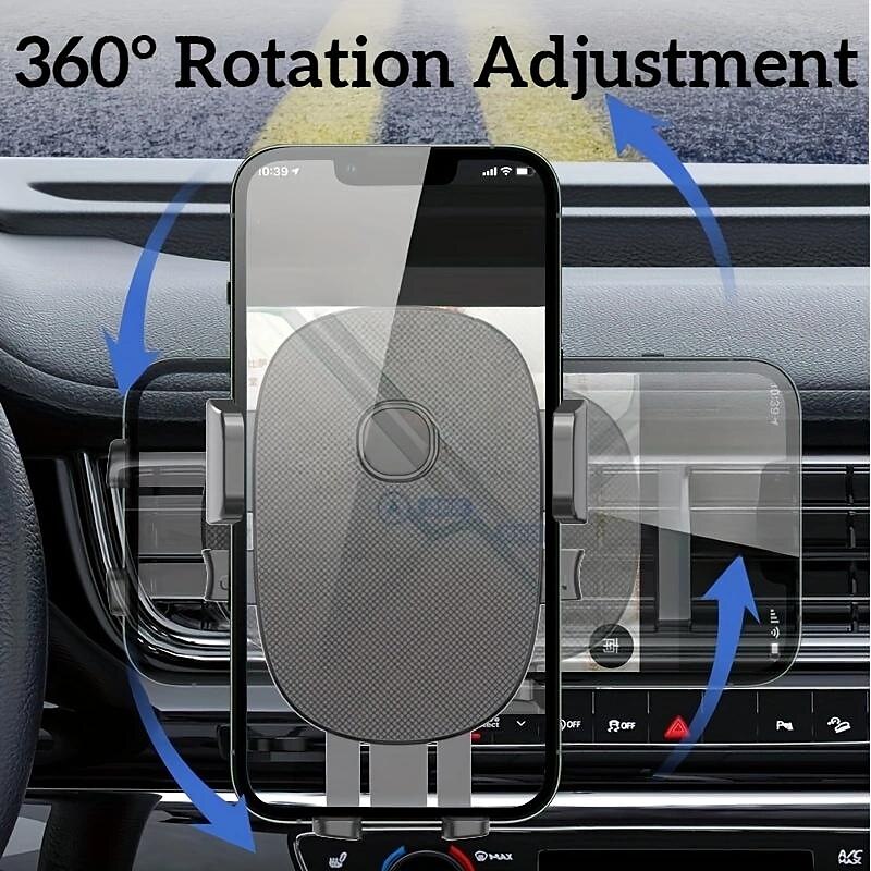 Support de téléphone de voiture universel amélioré : rotation à 360°, serrage automatique, support mains libres pour tous les smartphones de 2025 ? $12.99 –P5