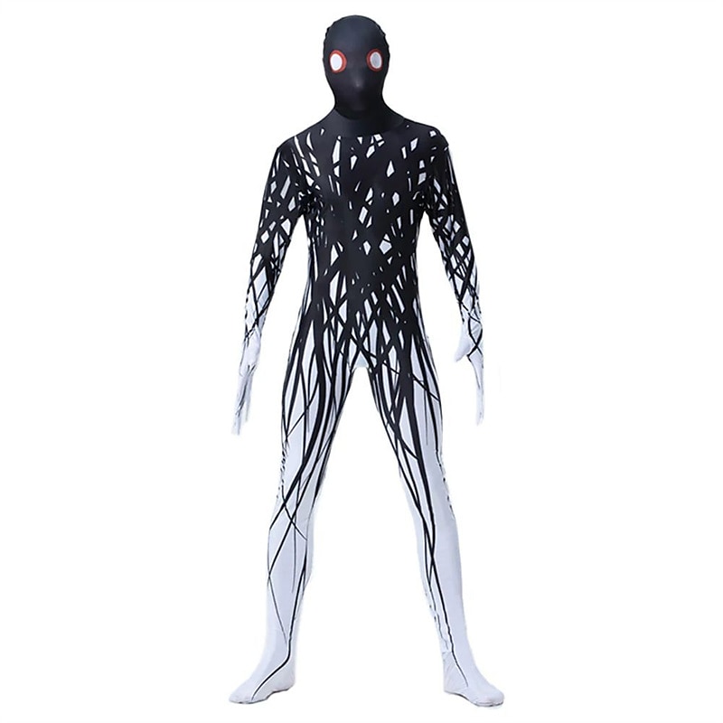 Traje de Cuerpo Completo Traje de cosplay Body Calavera Monstruo Zalgo Cosplay Niños Adulto Hombre Chico Carnaval Mascarada Mardi Gras Fiesta Víspera de Todos los Santos Rendimiento Disfrazarse 2026 - $37.99 –P18
