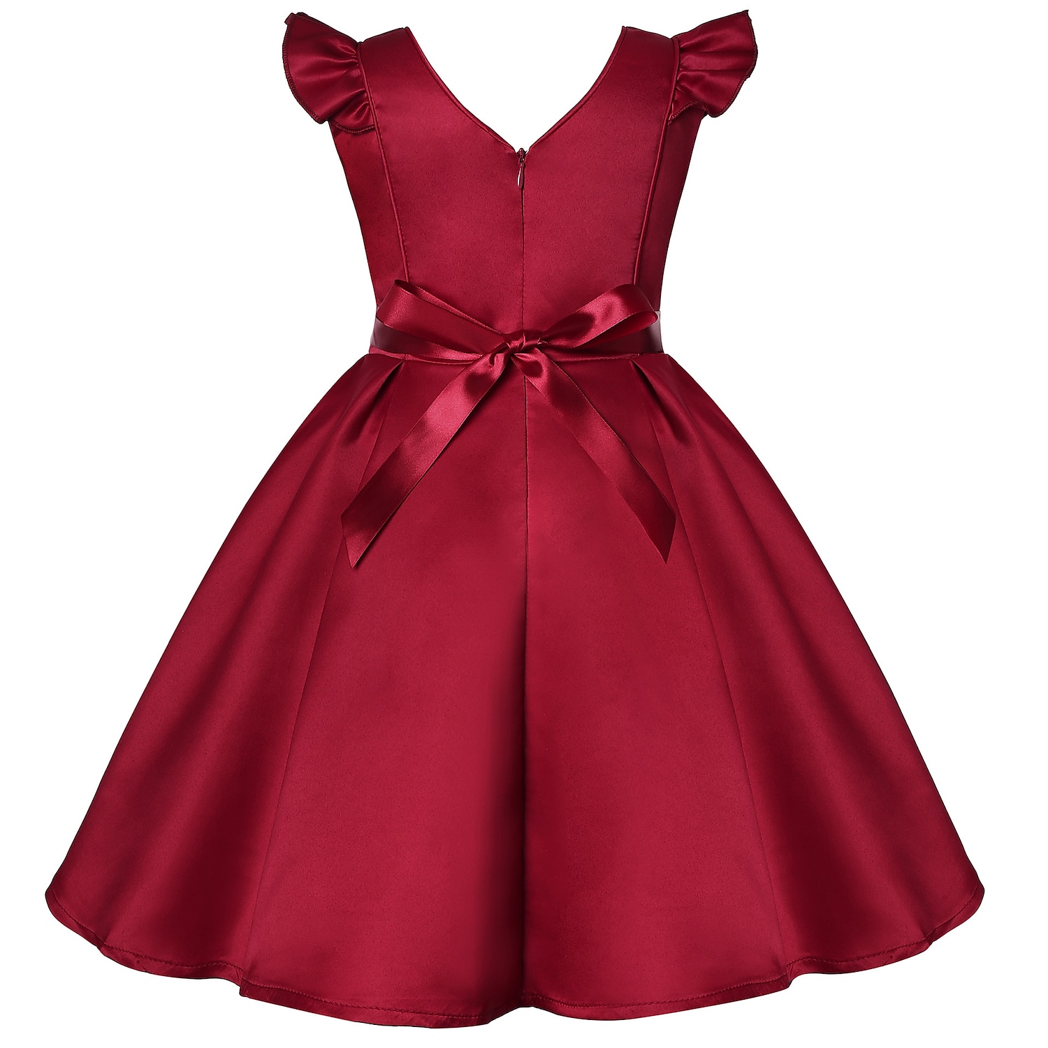 Kids Girls' Party Dress Solid Color Sleeveless Formal Performance Wedding Lace Adorable Daily Beautiful Cotton Midi Party Dress Floral Embroidery Dress Flower Girl's Dress Summer Spring Fall 3-10 2025 - $28.99 –P37