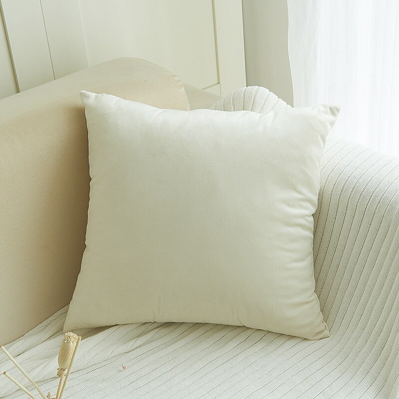 dekoracyjne poduszki do rzucania aksamitna rzuć poszewka na poduszkę jednokolorowe do sypialni salon sofa kanapa krzesło różowy niebieski szałwia zielony fioletowy żółty spalony pomarańczowy 2025 - $7.99 –P20