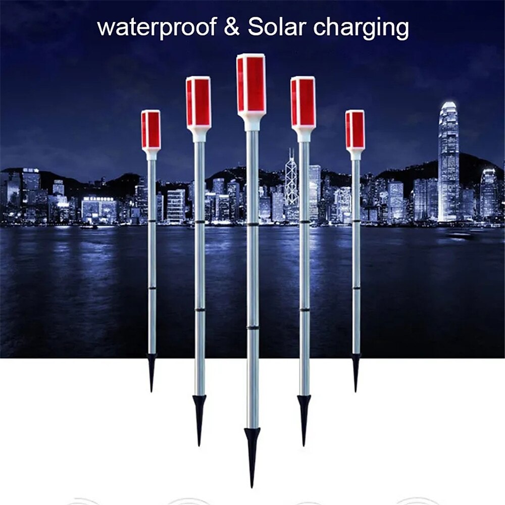 outdoor zonne-wegversperring lamp 1/5pcs benchmark licht waarschuwingslicht verkeersweg obstakel aangegeven licht gazon led stroboscooplamp signaal lig 2025 - $18.49 –P3