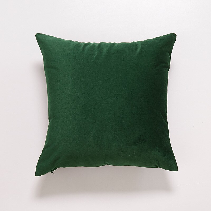 dekoracyjne poduszki do rzucania aksamitna rzuć poszewka na poduszkę jednokolorowe do sypialni salon sofa kanapa krzesło różowy niebieski szałwia zielony fioletowy żółty spalony pomarańczowy 2025 - $7.99 –P29