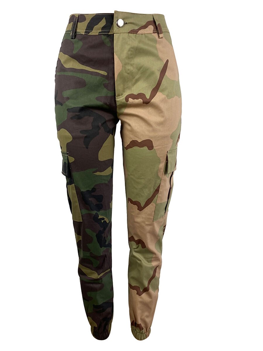 Women's Cargo Pants Pants Trousers Full Length Active Fashion Outdoor Street Khaki Army Green S M Fall Winter 2023 - US $34.99 –P19