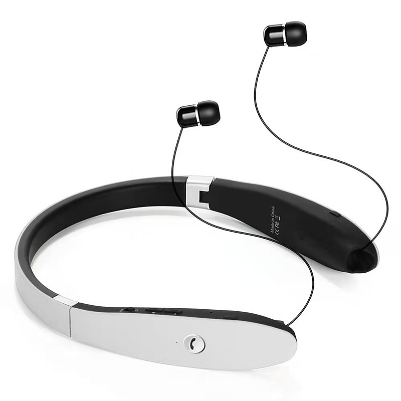 Foldable Bluetooth Headset Lightweight Retractable Bluetooth Headphones for Sports&Exercise Noise Cancelling Stereo Neckband Wireless Headset 2025 - $53.99 –P8