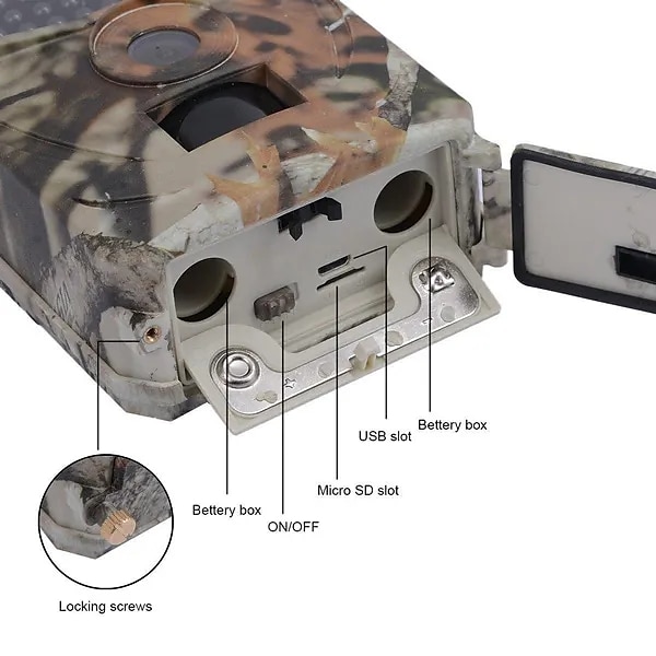 2023 Upgraded version New Wild Camera Photo-Traps 12MP 1080P Motion Triggered Hunting Wildcamera Trap IP66 Waterproof Outdoor Night Vision Trail Camera 2025 - $47.99 –P9