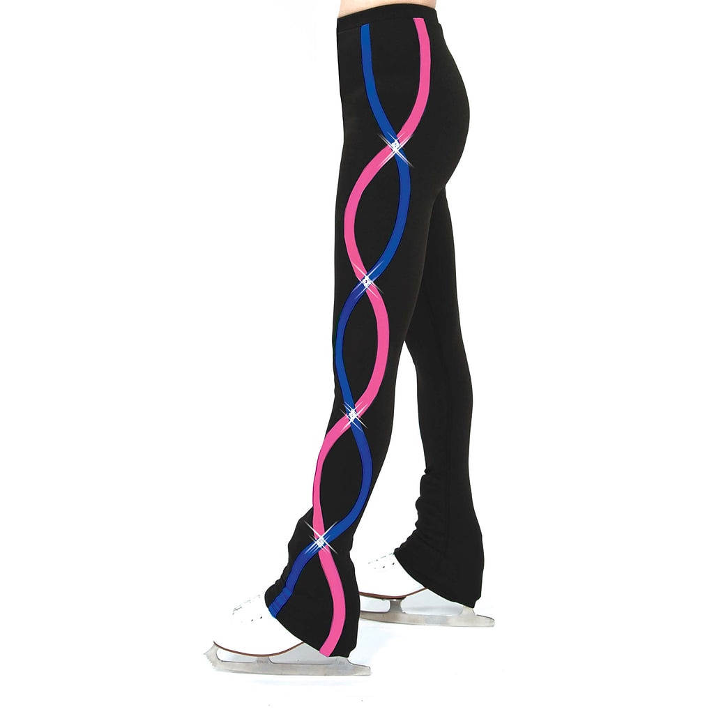 Hosen für den Eiskunstlauf Damen Mädchen Eislaufen Unten Rosa Purpur elastisch Ausbildung Wettbewerb Eiskunstlaufkleidung warm Eislaufen Eiskundstlauf 2025 - $56.99 –P3