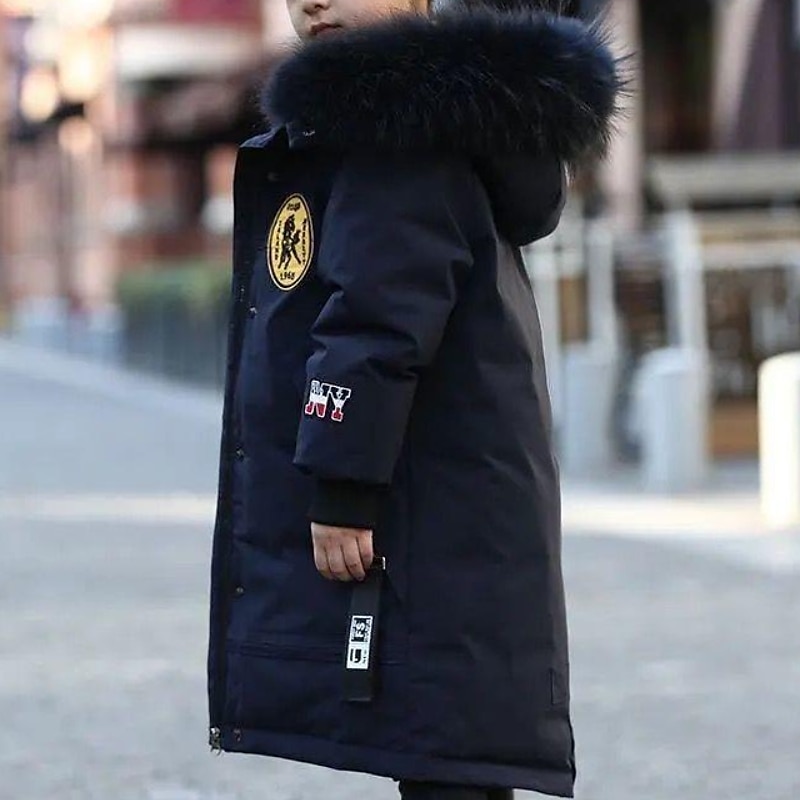 Barn Pojkar Fleece-jacka Hoodiejacka Ytterkläder Ensfärgat Långärmad Dragkedja Täcka Ledigt Förtjusande Dagligen Svart Grön Vår Höst 7-13 år 2025 - $48.99 –P7
