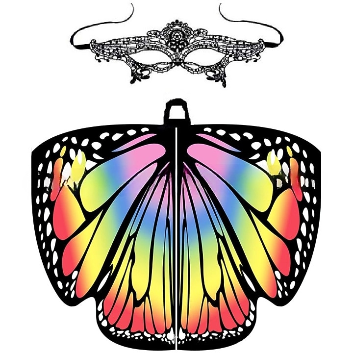 Ailes Masque Conte de Fées Papillon Déguisement drôle Adulte Femmes Noël Carnaval Soirée Se déguiser de 2026 ? $28.99 –P1