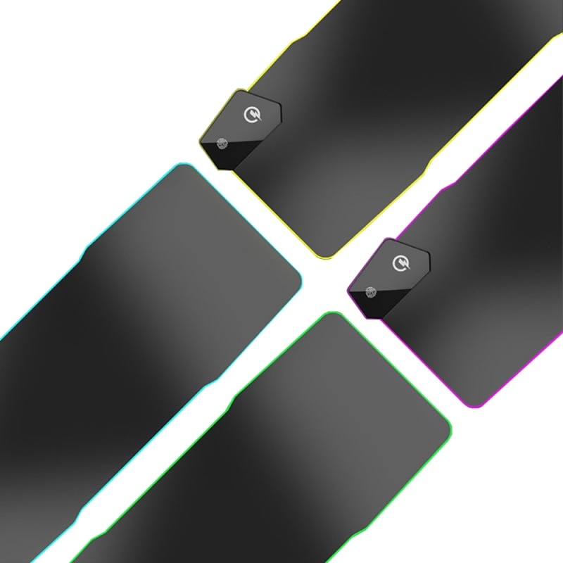 vysoce kvalitní multifunkční voděodolná gumová velká 15w ed rgb 4mm bezdrátová nabíječka herní kancelářský koberec podložka pod myš 2025 - $47.99 –P1