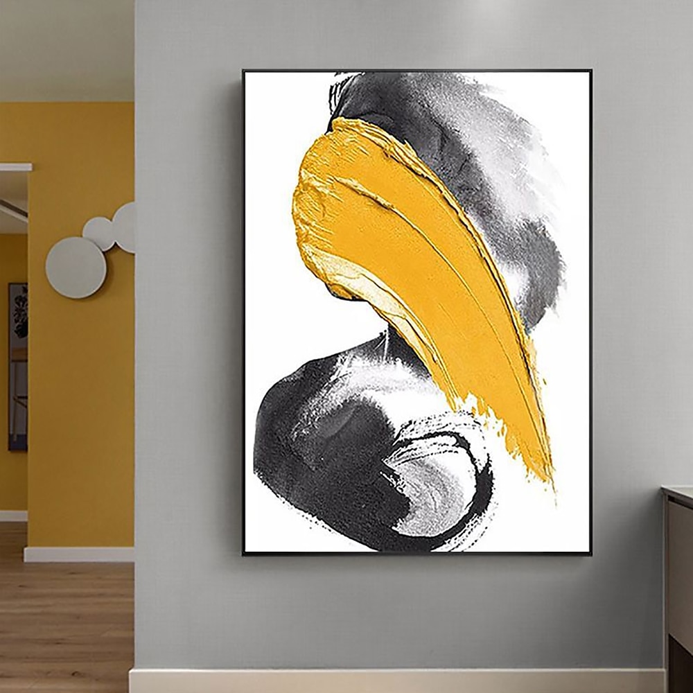 picturi în ulei realizate manual, pânză, artă de perete, pictură cu cuțit de culoare abstractă modernă, pentru decorarea casei, pictură rulată fără rame, neîntinsă 2025 - $85.99 –P11