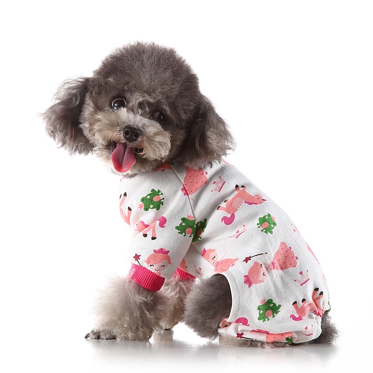 Hunder Katter Pyjamas søt stil Fritid Vinter Vanntett Pustende Myk Vaskbar Bekvem Fritid / hverdag Hundeklær for Bichon Frisé Pommeran ungt kjæledyr Sommerfugl Small 2025 - $26.99 –P9