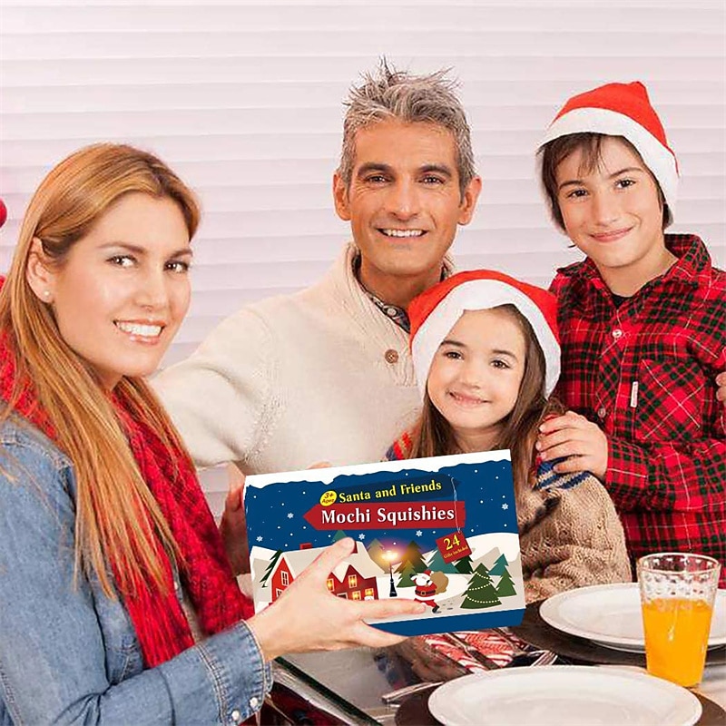 Kerst Adventkalender Blinde Doos Kerst dieren set cadeau 24 dagen aftellen naar Kerst Advent kinderblinde doos random voor Kerstcadeaus 2025 - $23.99 –P1