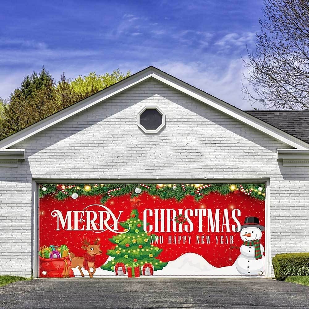 Christmas Snowman Merry Outdoor Garage Door Cover Banner Decoration Large  Christmas Garage Cover for Indoor Outdoor Xmas Holiday Party Supplies Decor  Ornaments Backdrop Sign 2024 - $32.99