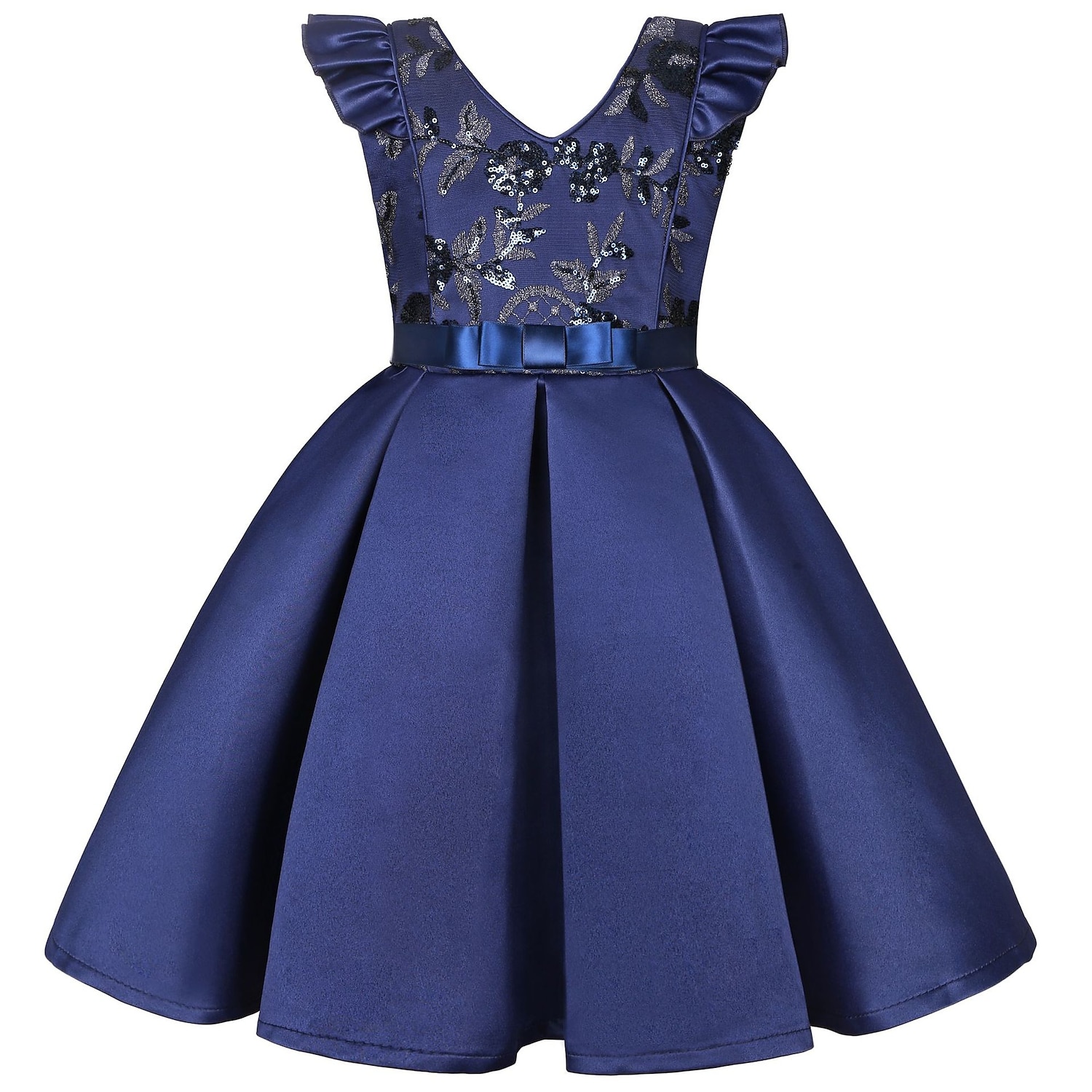 Kids Girls' Party Dress Solid Color Sleeveless Formal Performance Wedding Lace Adorable Daily Beautiful Cotton Midi Party Dress Floral Embroidery Dress Flower Girl's Dress Summer Spring Fall 3-10 2025 - $28.99 –P3