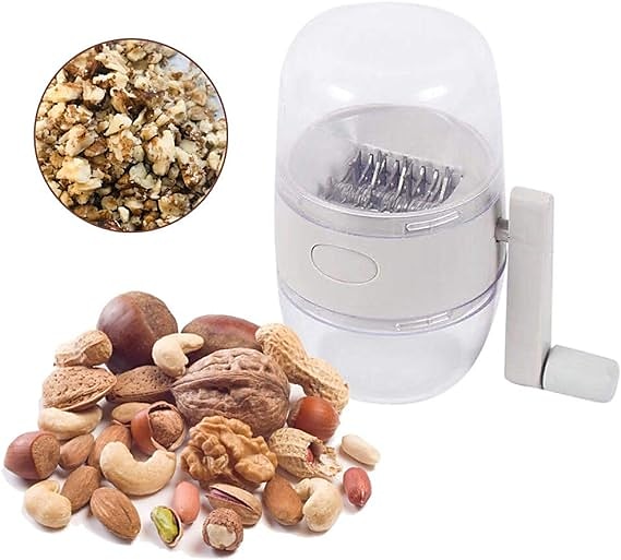 Nut Chopper Grinder Hand Crank, Kitchen Multichopper Shredder, Convenient Widely Used Efficiently, for Almonds, Peanuts, Pecans, Walnuts 2025 - $18.99 –P2