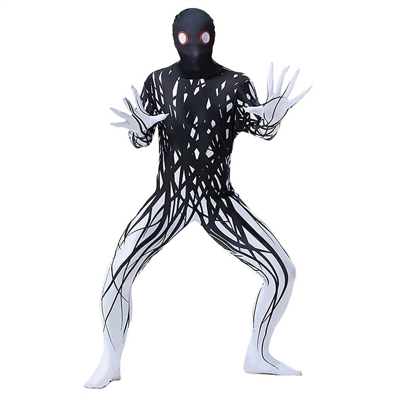 Traje de Cuerpo Completo Traje de cosplay Body Calavera Monstruo Zalgo Cosplay Niños Adulto Hombre Chico Carnaval Mascarada Mardi Gras Fiesta Víspera de Todos los Santos Rendimiento Disfrazarse 2026 - $37.99 –P20