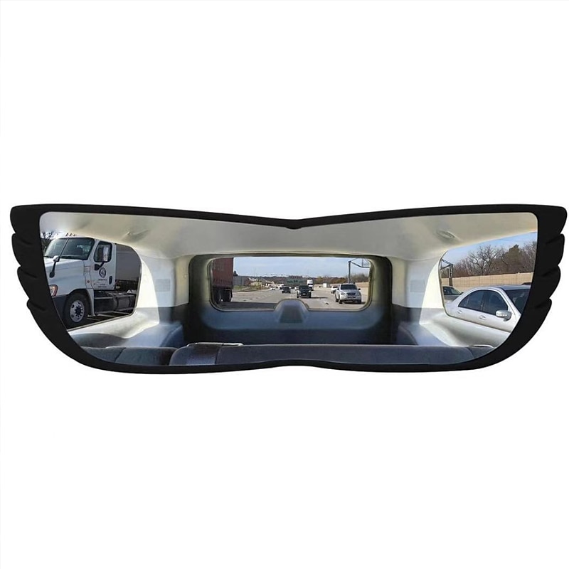 starfire 1 pc רכב זווית רחבה מראה אחורית מעוקל פנים שדה ראייה גדול בתוך מראה אזור עיוור מראת עזר 2025 - $17.99 –P1