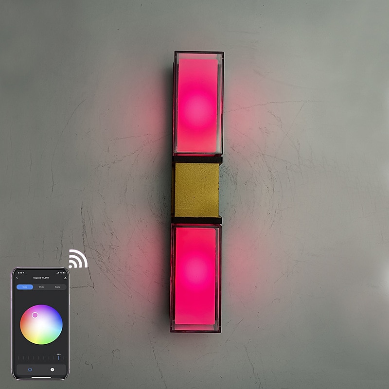 LED Indoor/Outdoor Wall Light RGB Wall Lights Indoor Wall Light Wall Lamp Tuya App Alexa Control Waterproof IP65 Outdoor Wall Light 85-265V 2025 - $99.99 –P5