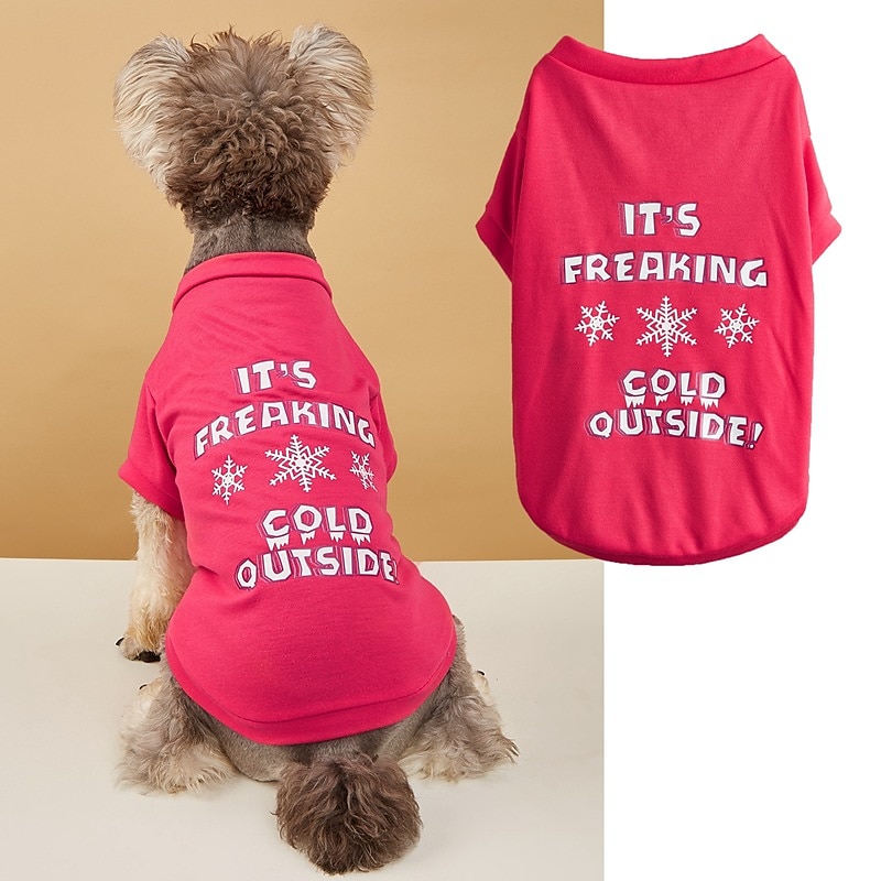 Dog Cat Shirt / T-Shirt Fashion Party Winter Waterproof Breathable Soft Washable Comfortable Christmas Party Casual Daily Festival Dog Clothing for Bichon Frise Pomeranian Baby Pet Papillon Small 2025 - $20.99 –P2