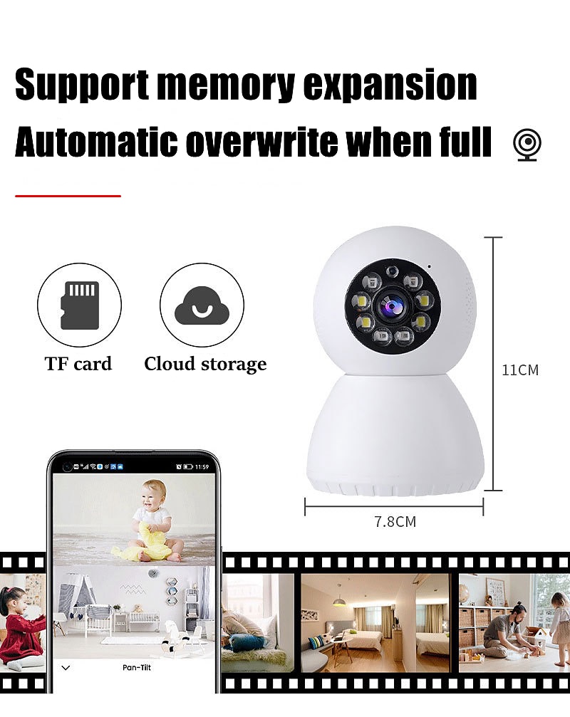 visione notturna senza fili wifi a infrarossi sicurezza domestica monitoraggio della rete supporto rilevamento allarme mobile visualizzazione in tempo reale del 2025 a $23.99 –P5